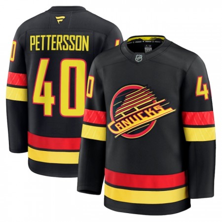 Miehille NHL Vancouver Canucks Pelipaita Fanatics Premium Elias Pettersson 2024-25 Kolmas Musta Miehille NHL Vancouver Canucks Pelipaita Fanatics Premium Elias Pettersson 2024-25 Kolmas Musta